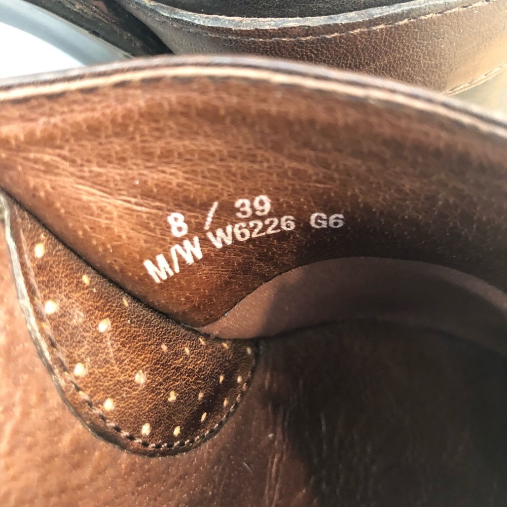 Born clogs brown leather slides Sz 8 - Picture 6 of 15